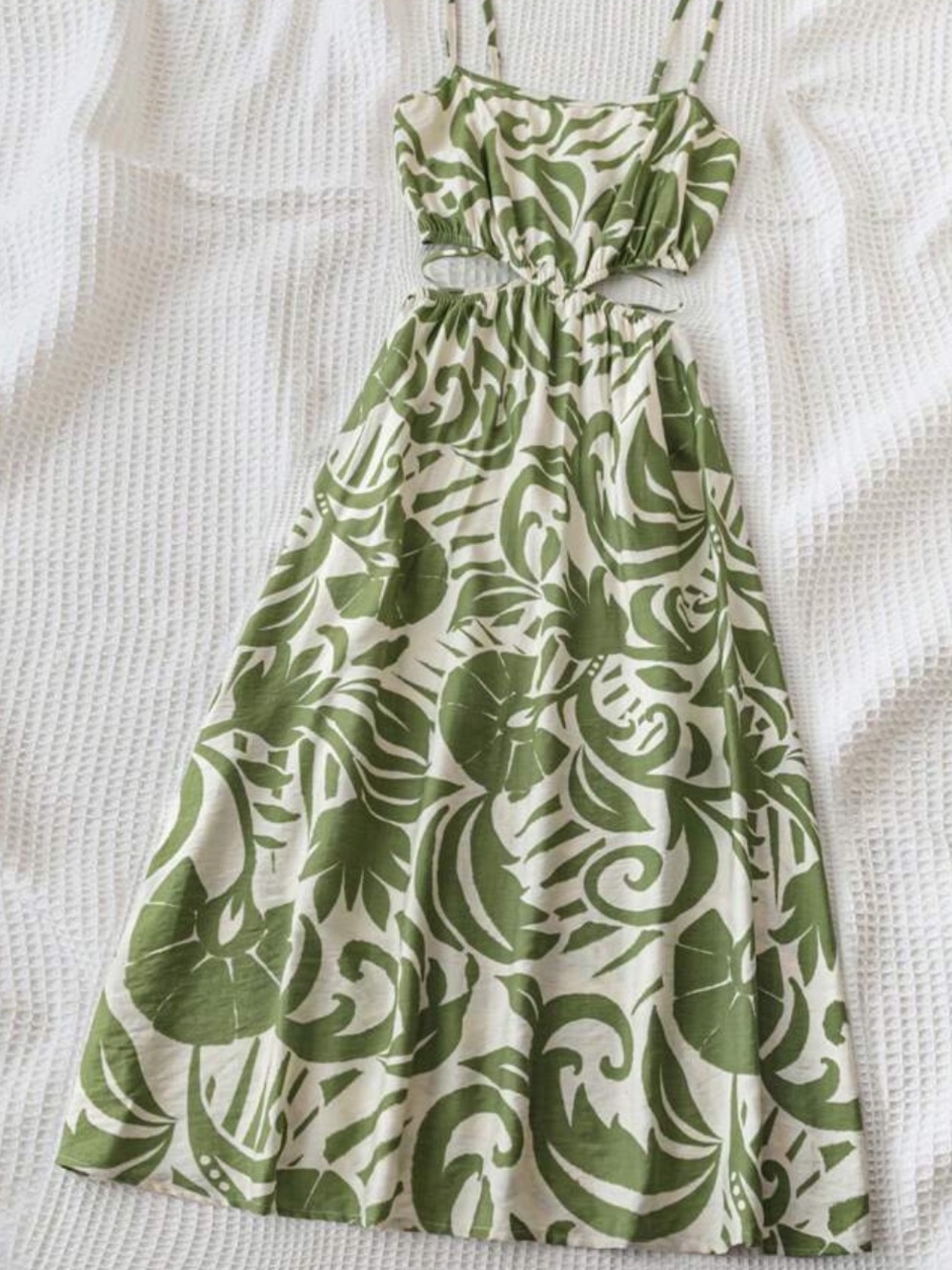 Green Summer Maxi Dress